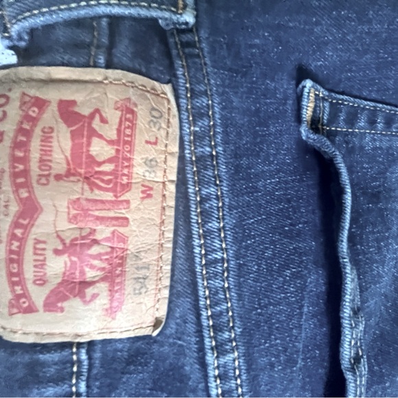 *USED* mens 541 Levi jeans W36 L30 - Picture 3 of 5